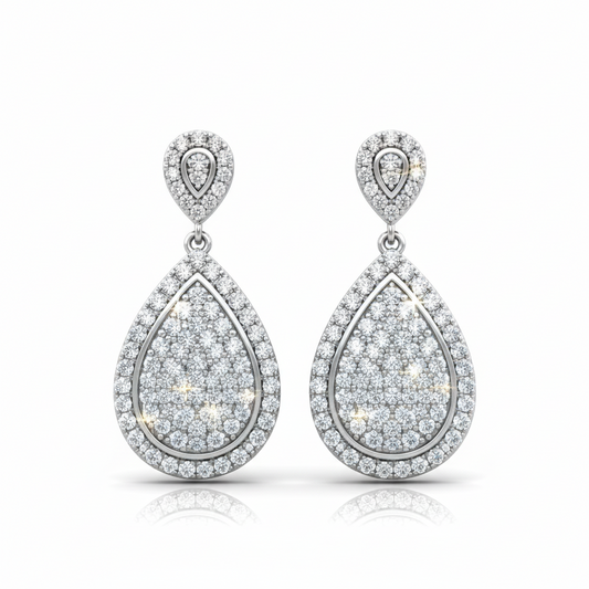 Crystal-Pav Earring