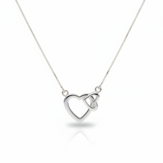 Double Heart Necklace