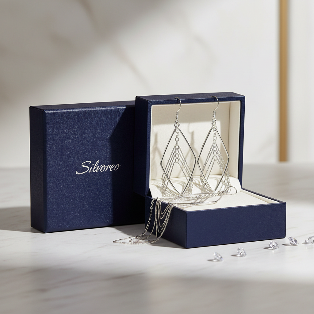 Layered Diamond Earring