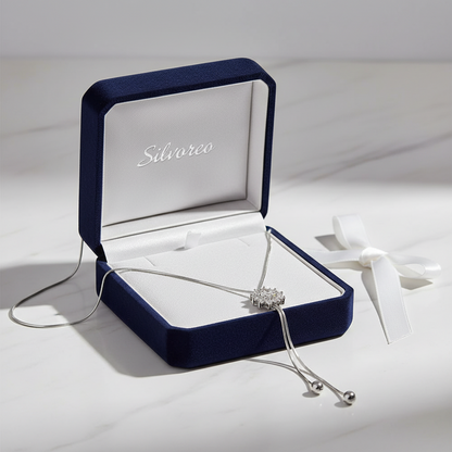 Silver Crystal Necklace