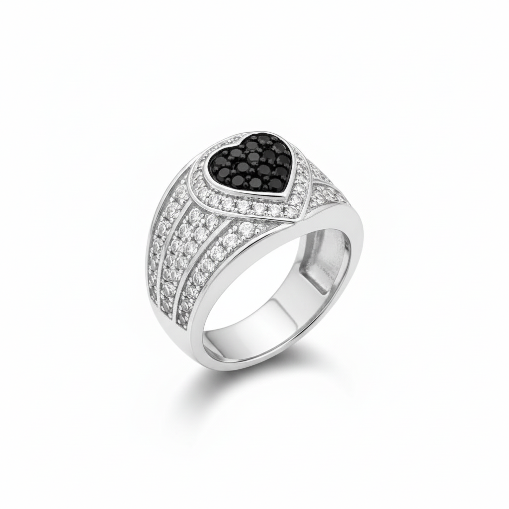 Black-Heart Ring