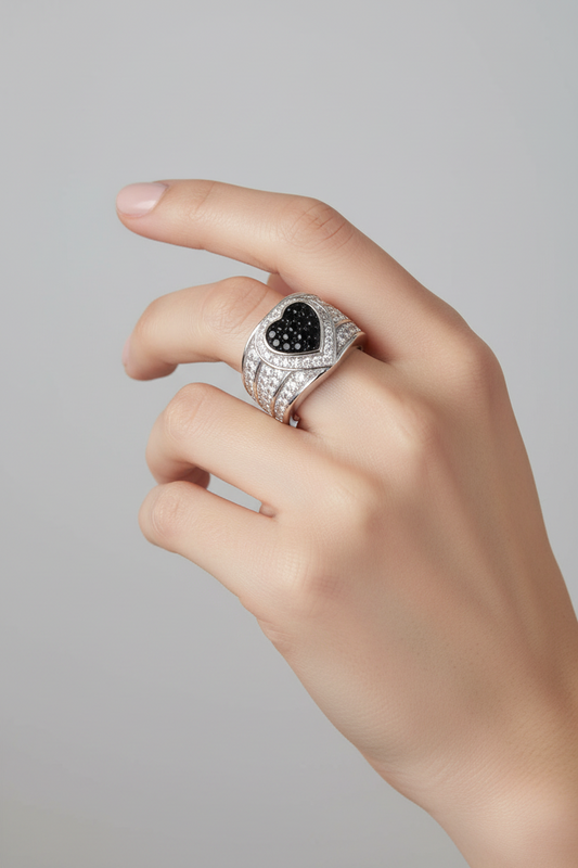 Black-Heart Ring
