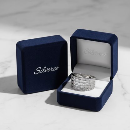 Wide-Band Baguette Ring